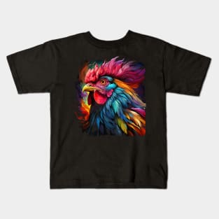 Chicken Rainbow Kids T-Shirt